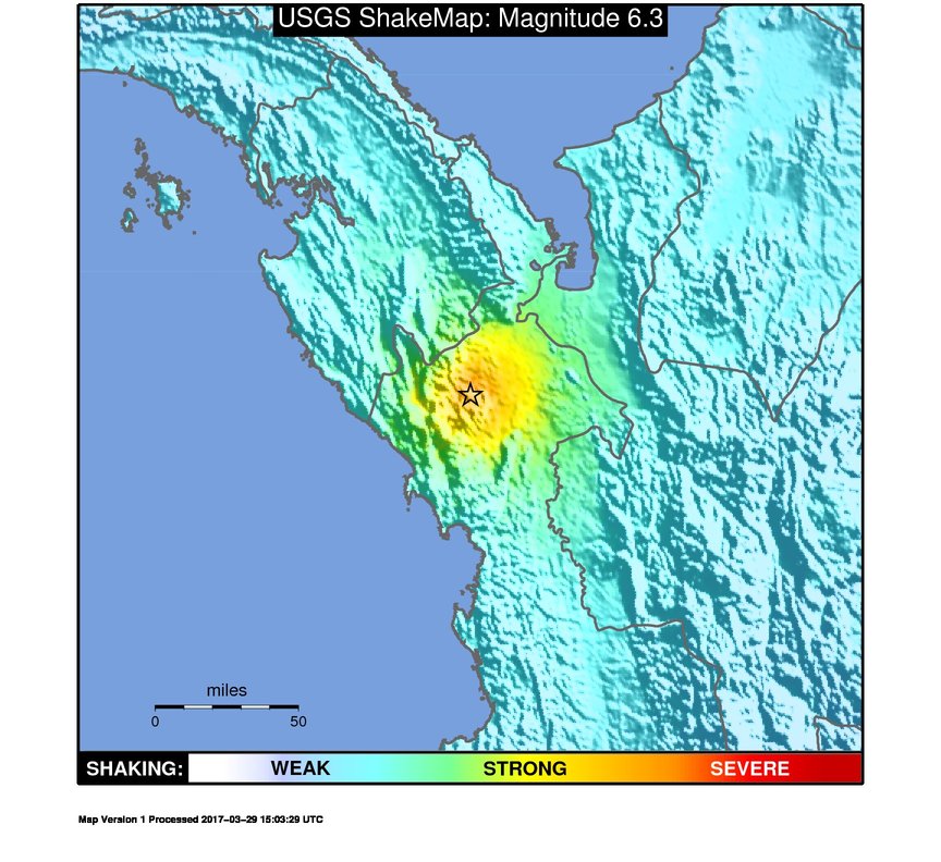 Panamá registra novo terremoto de magnitude 6,1 dias após abalo de 7,7